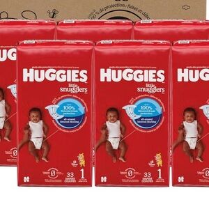 Huggies Little Snugglers Size 1 Diapers - Two New Packs